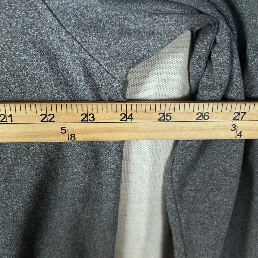 Straight Down Mens XXL Gray Heather Quarter Zip Golf Pullover Performance Shirt‎